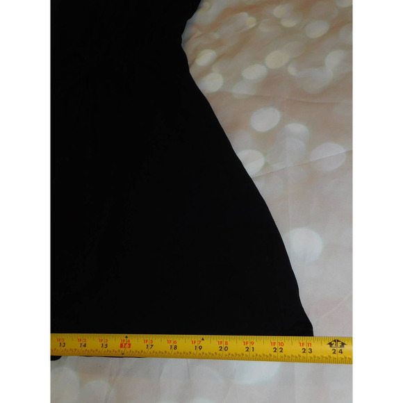 ANTHROPOLOGIE MERMAID TAG WOMENS SIZE: S BLACK FRONT TIE - Picture 9 of 10